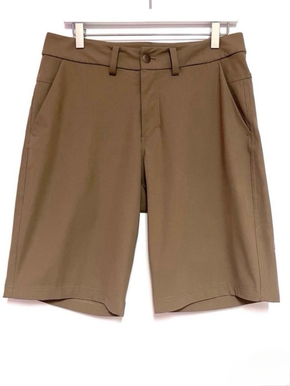 Lululemon Mens The Works ABC Short Warpstreme Tan SZ 30 Outdoor Gorpcore Golf